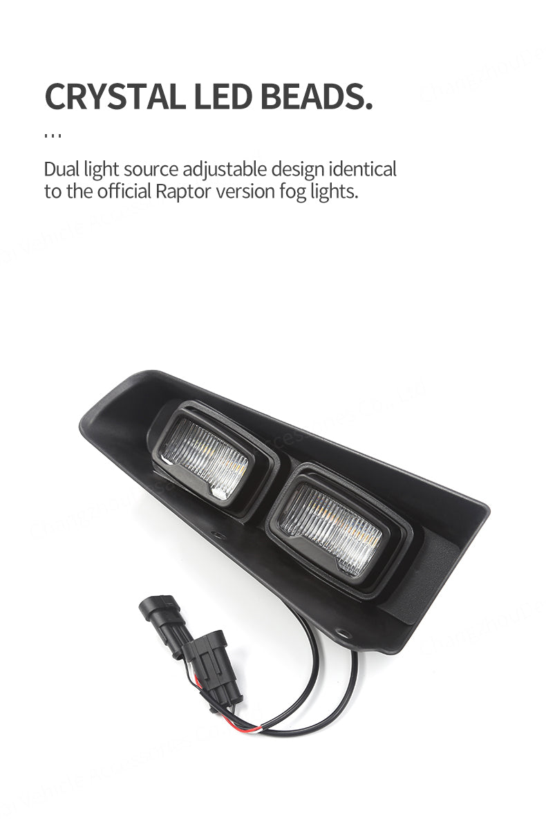 Raptor Version Front Fog Lights LED Driving lights For Ford Bronco