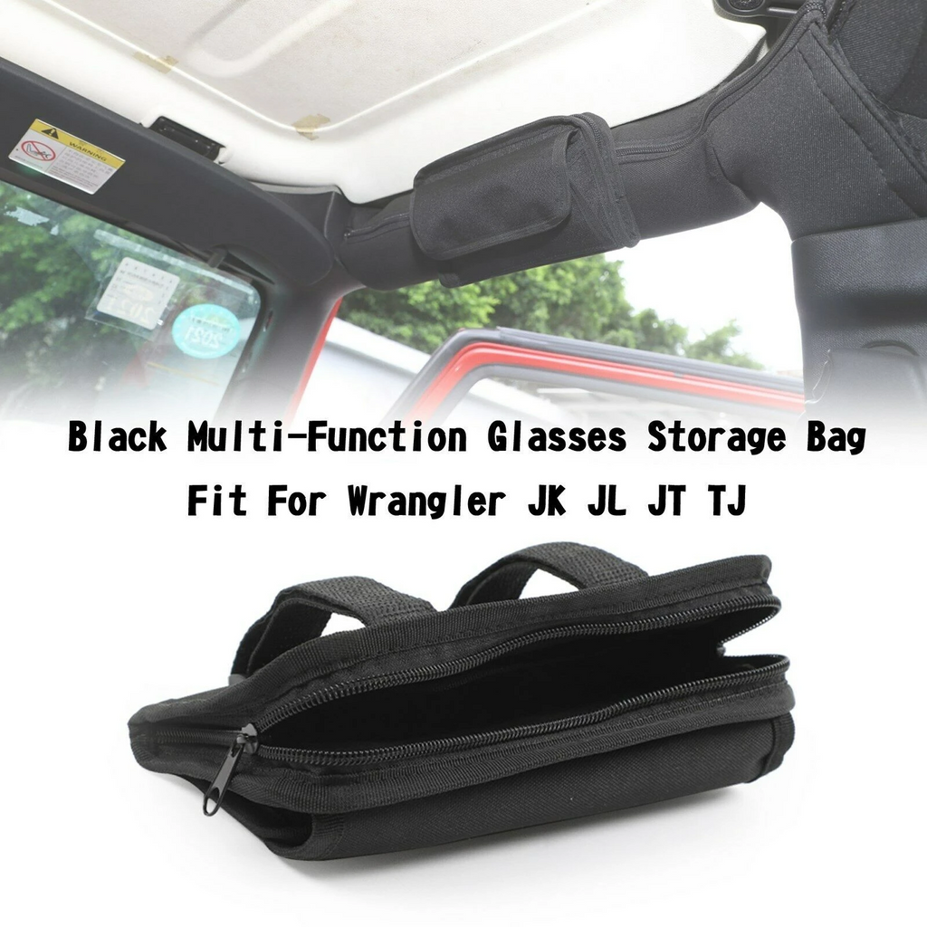 Multi - Functional Glass Storage Bag for Jeep Wrangler