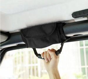 Roll Bar Mount Side Grab Handle with bag for Jeep Wrangler