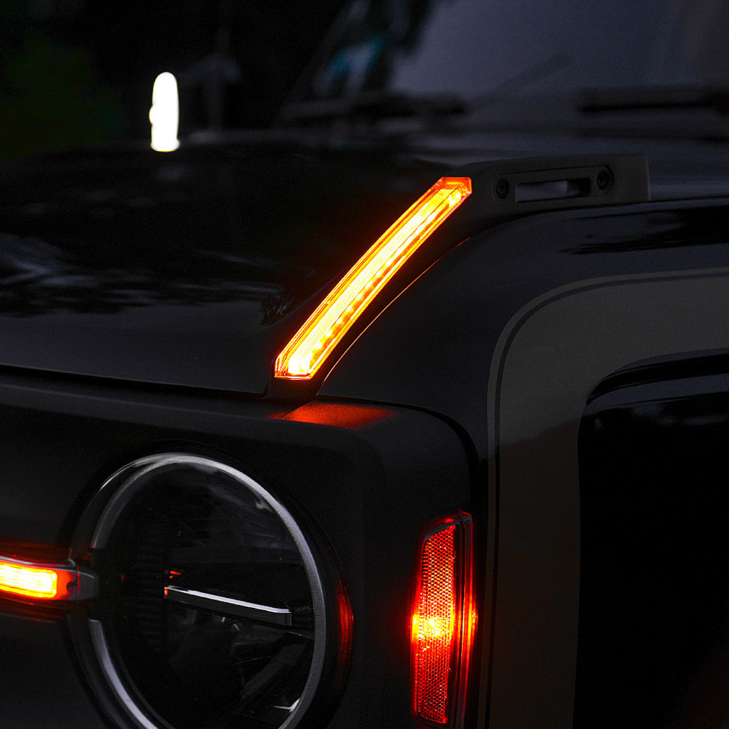 Hood Handle with Lights Hood Trail Sight Lights for Ford Bronco