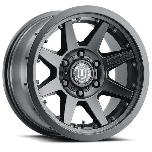 Rims for Jeep Wrangler JK/JL/JT -ICON REBOUND PRO -SATIN BLACK