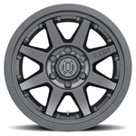 Rims for Jeep Wrangler JK/JL/JT -ICON REBOUND PRO -SATIN BLACK