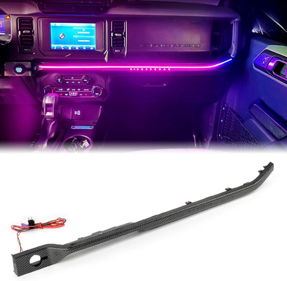 Interior Atmosphere Light 7 Colors LED Strip Lights Compatible with Ford Bronco 2021 -2024 Lights
