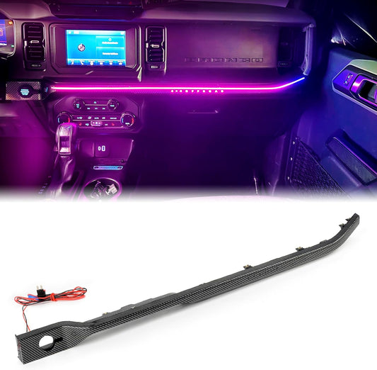 Interior Atmosphere Light 7 Colors LED Strip Lights Compatible with Ford Bronco 2021 -2024 Lights