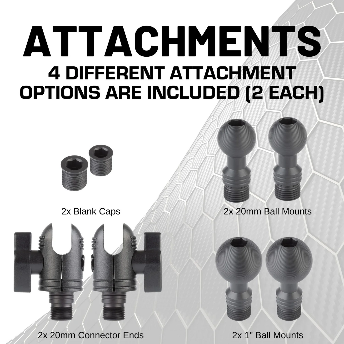 BulletPoint Grab Bar Insert Replacement with 2 Mounting Points For Jeep Wrangler JK