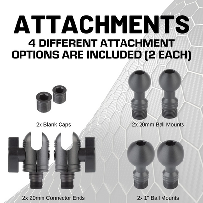 BulletPoint Grab Bar Insert Replacement with 2 Mounting Points For Jeep Wrangler JK