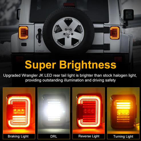 AMR LED Tail Light for Jeep Wrangler JK