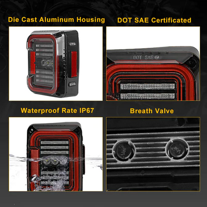 AMR LED Tail Light for Jeep Wrangler JK