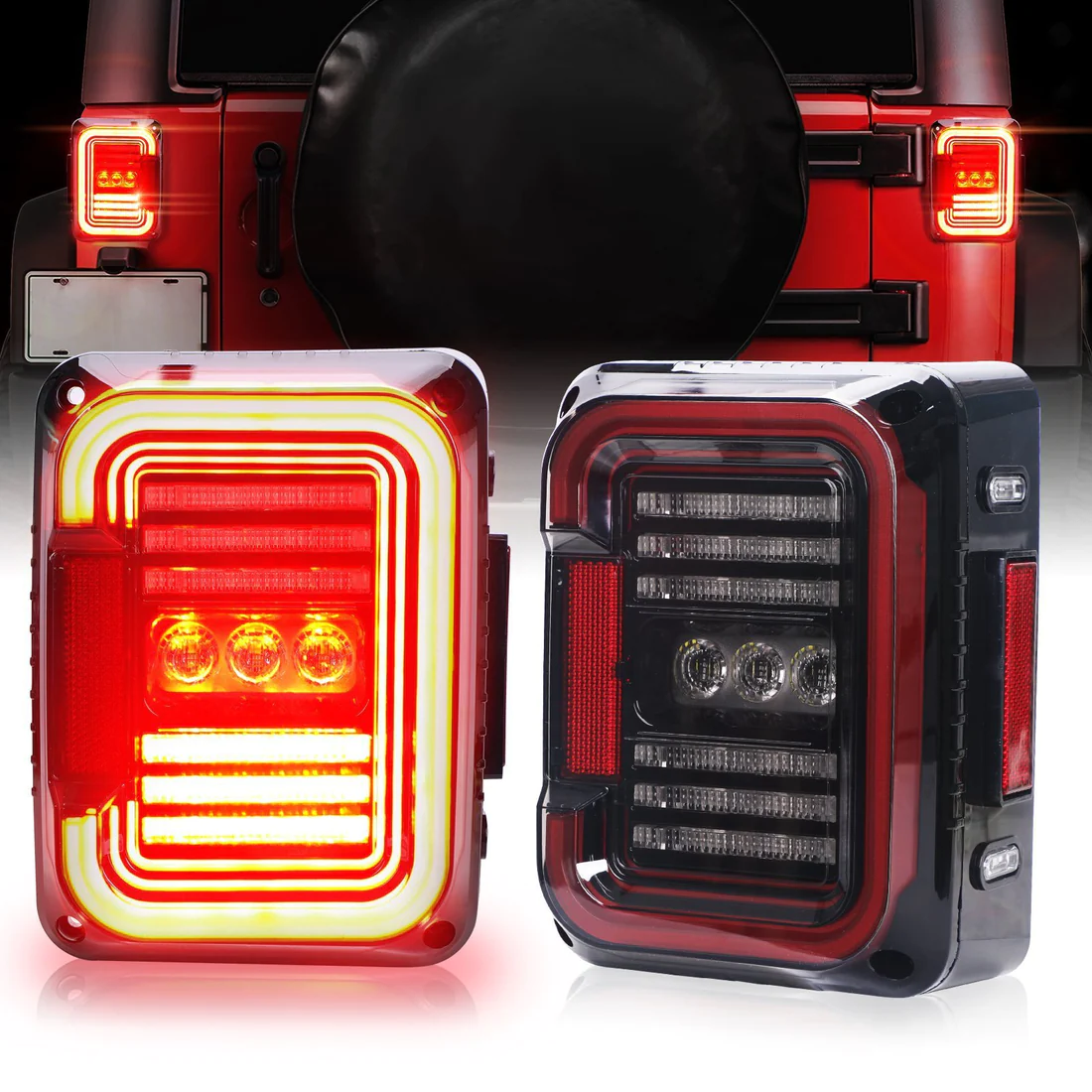 AMR LED Tail Light for Jeep Wrangler JK