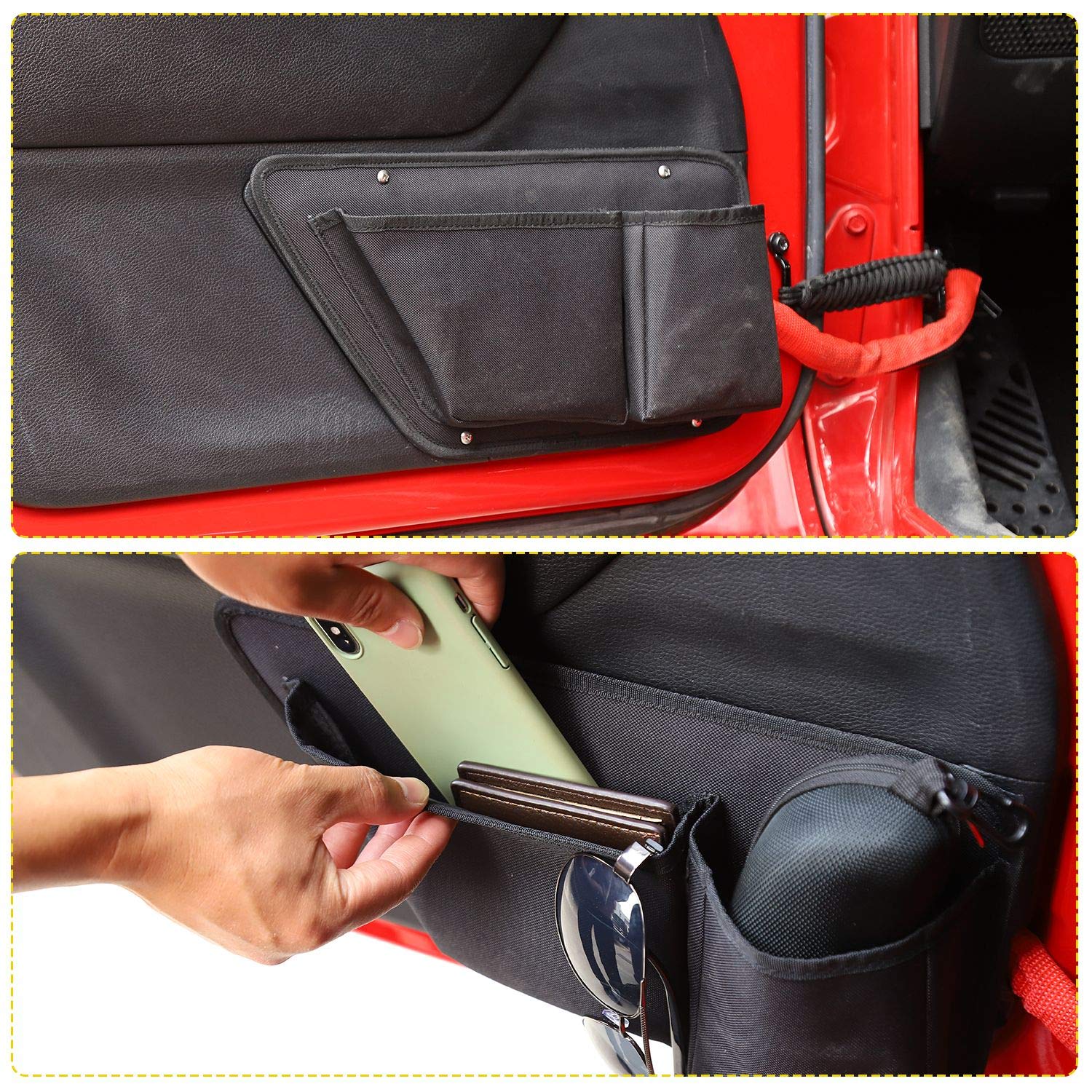 Front Door Storage Pocket For Jeep Wrangler JL