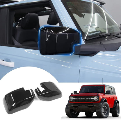 Rear view Mirror Wing Cover Trim for Ford Bronco 2/4 door for 2021+ Ford Bronco