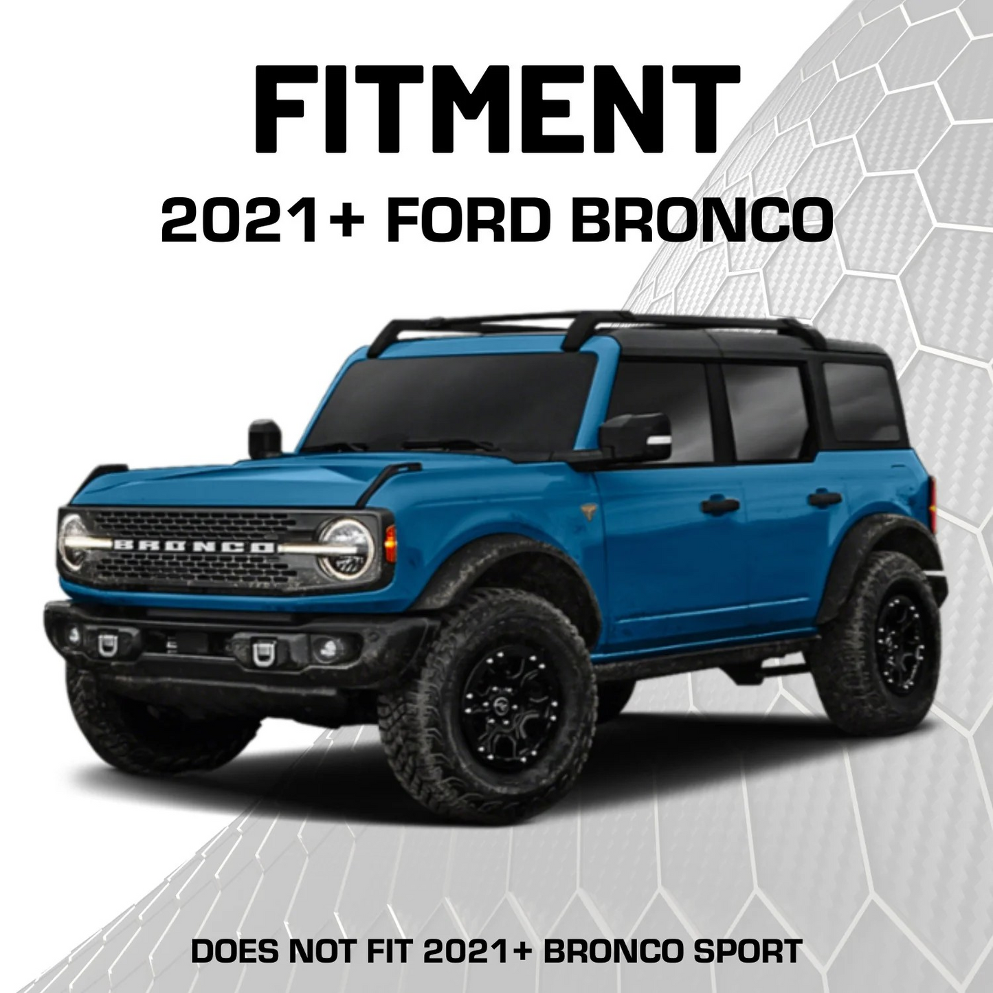 Bulletpoint 1/4"-20 Aluminum Single 20mm Ball Mount for 2021+ Ford Bronco