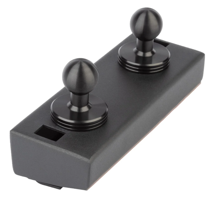 Bulletpoint Dual 20mm Ball Metal Dash Mount Base for 2019+ RAM Truck