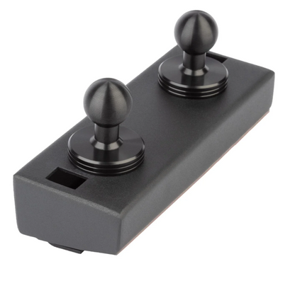 Bulletpoint Dual 20mm Ball Metal Dash Mount Base for 2019+ RAM Truck