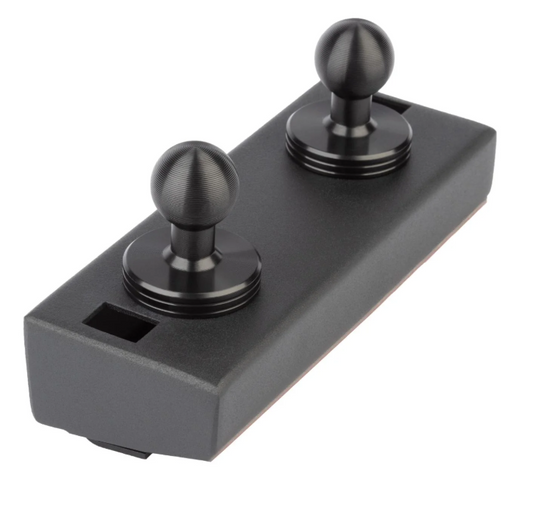 Bulletpoint Dual 20mm Ball Metal Dash Mount Base for 2019+ RAM Truck
