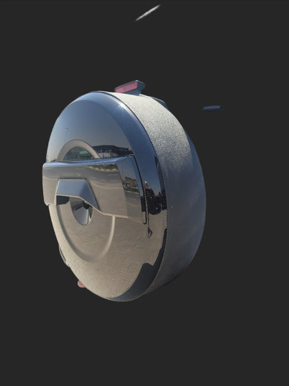 265 & 275 Diameter Spare Tire Cover Gloss Black