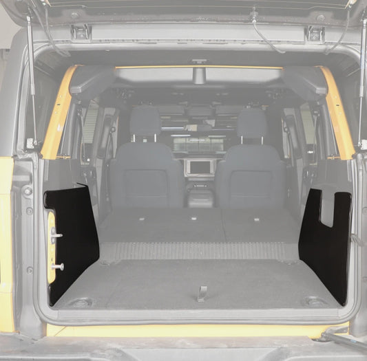 Rear Trunk Side Protective Cover Mat For Ford Bronco 21+-4 Door