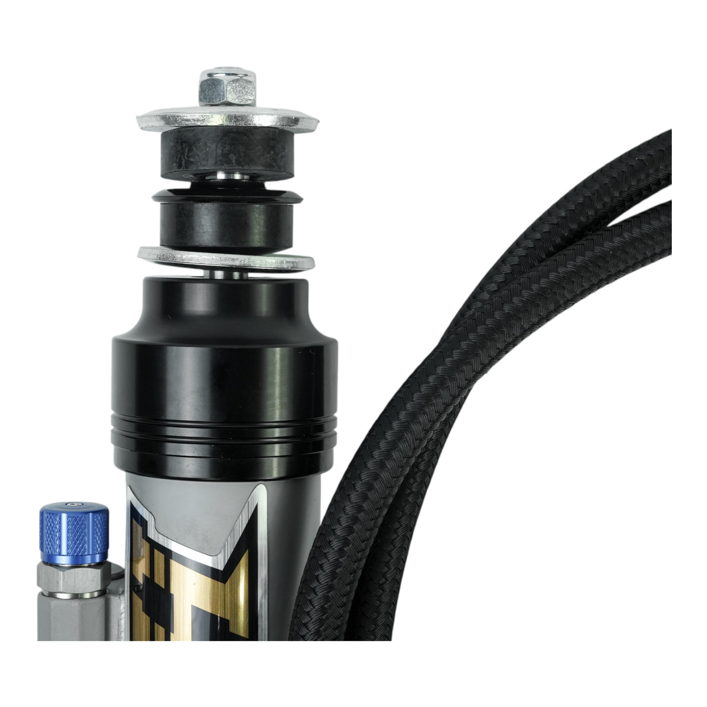 HURRICANE RACING EXTREME SERIES 3.0 DOUBLE COMPRESSION ADJUST & SINGLE REBOUND ADJUST  FRONT COIL-OVER SHOCKS & 2.5 REAR EXTERNAL DOUBLE BYPASS SHOCKS ( 1-2 " Lift) FOR FJ CRUISER PRADO, 4RUNNER AND FORTUNER