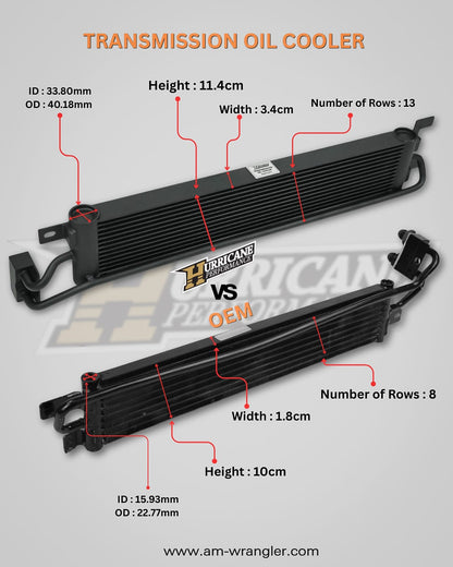 Hurricane Transmission Oil  Cooler for Jeep JL & JT
