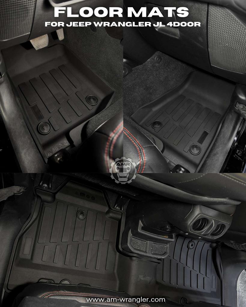 AMR Floor Mats for Jeep Wrangler JL  4 DOOR