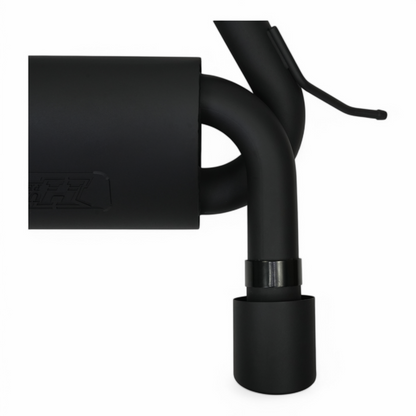 Hurricane  Performance Black Edition 409 Stainless Steel Axle-Back Exhaust for Jeep Wrangler JK