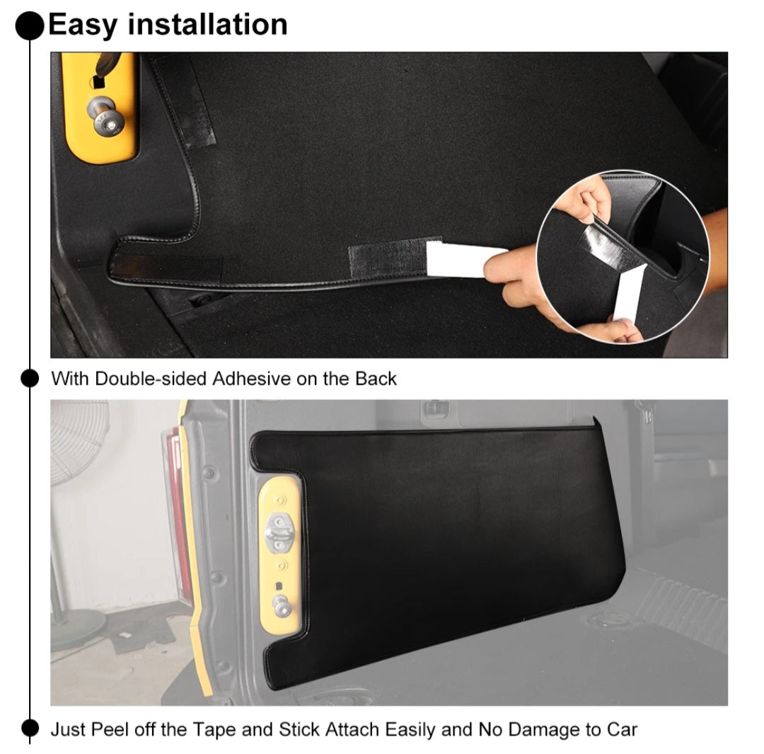 Rear Trunk Side Protective Cover Mat For Ford Bronco 21+-4 Door