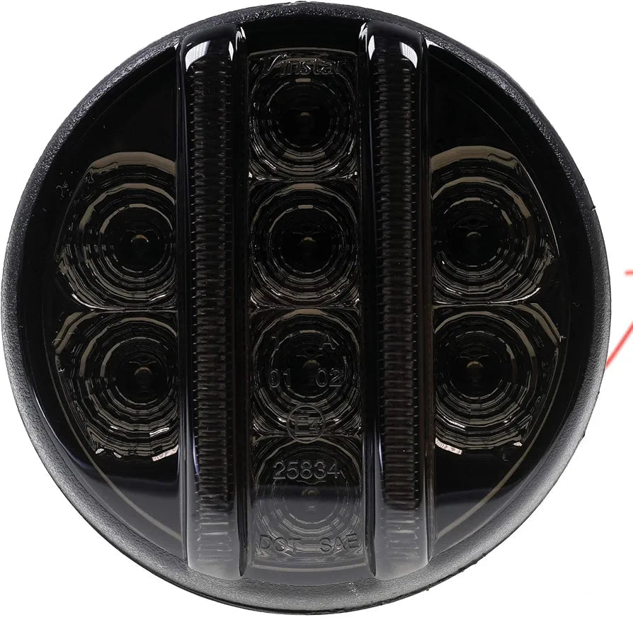 AMR Smoke Tinted LED Front Indicator Parking Light Compatible with Wrangler JK