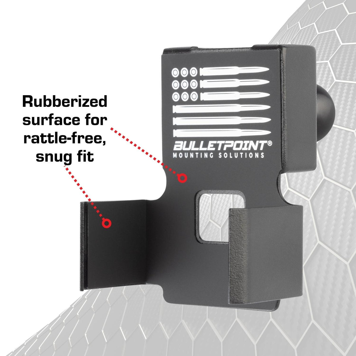 BULLETPOINT RADIO HOLDER WITH 20MM BALL FOR JEEP WRANGLER