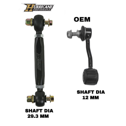 Hurricane Performance Super Duty Front Adjustable Sway Bar End Link for Jeep Wrangler JL/JK