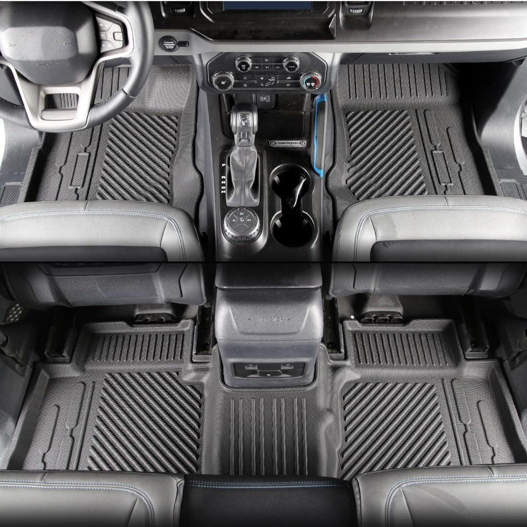 AMR Black TPE Floor Mat for Bronco 4 door
