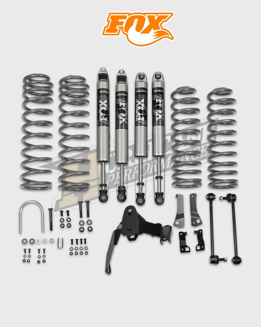 Hurricane Performance 2.5 inch Lift Kit With Fox 2.0 Shocks for Jeep Wrangler JK