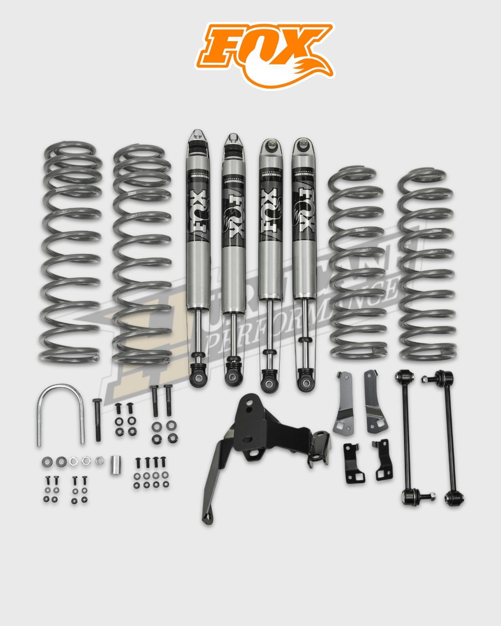 Hurricane Performance 2.5 inch Lift Kit With Fox 2.0 Shocks for Jeep Wrangler JK