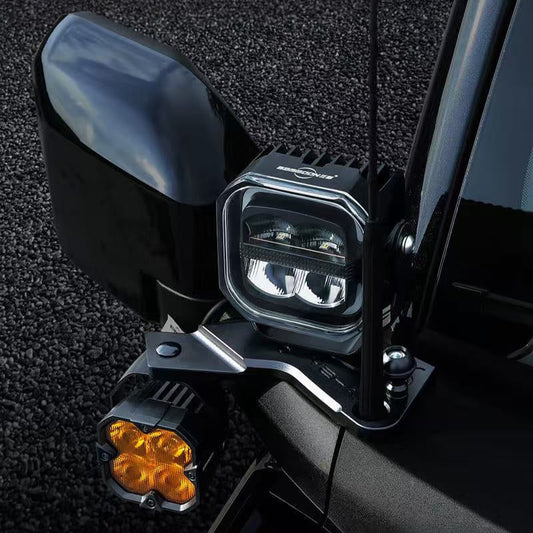 A-Pillar Hood Dual Light & Go pro Bracket for Ford Bronco
