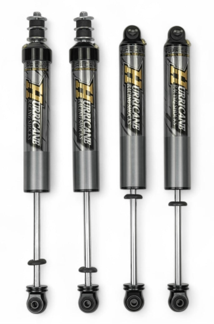 Hurricane Performance 2.5-inch Lift Kit with Hurricane 2.5 Aluminum Shocks for Jeep Wrangler JK