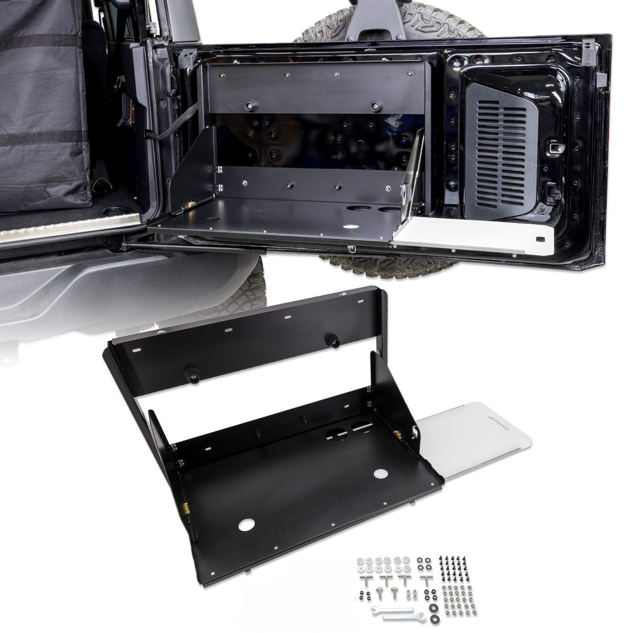 Tailgate Table with Integrated Cutting Board 2021+ Ford Bronco