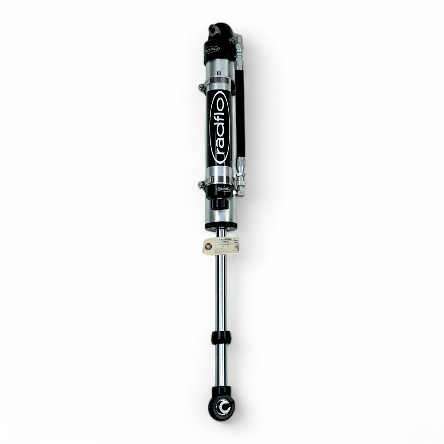 RADFLO OE REPLACEMENT 2.5 SHOCKS WITH REMOTE RESERVOIR AND COMPRESSION ADJUSTER  -JEEP JL FOR 1.5-3.5″ OF LIFT HEIGHT