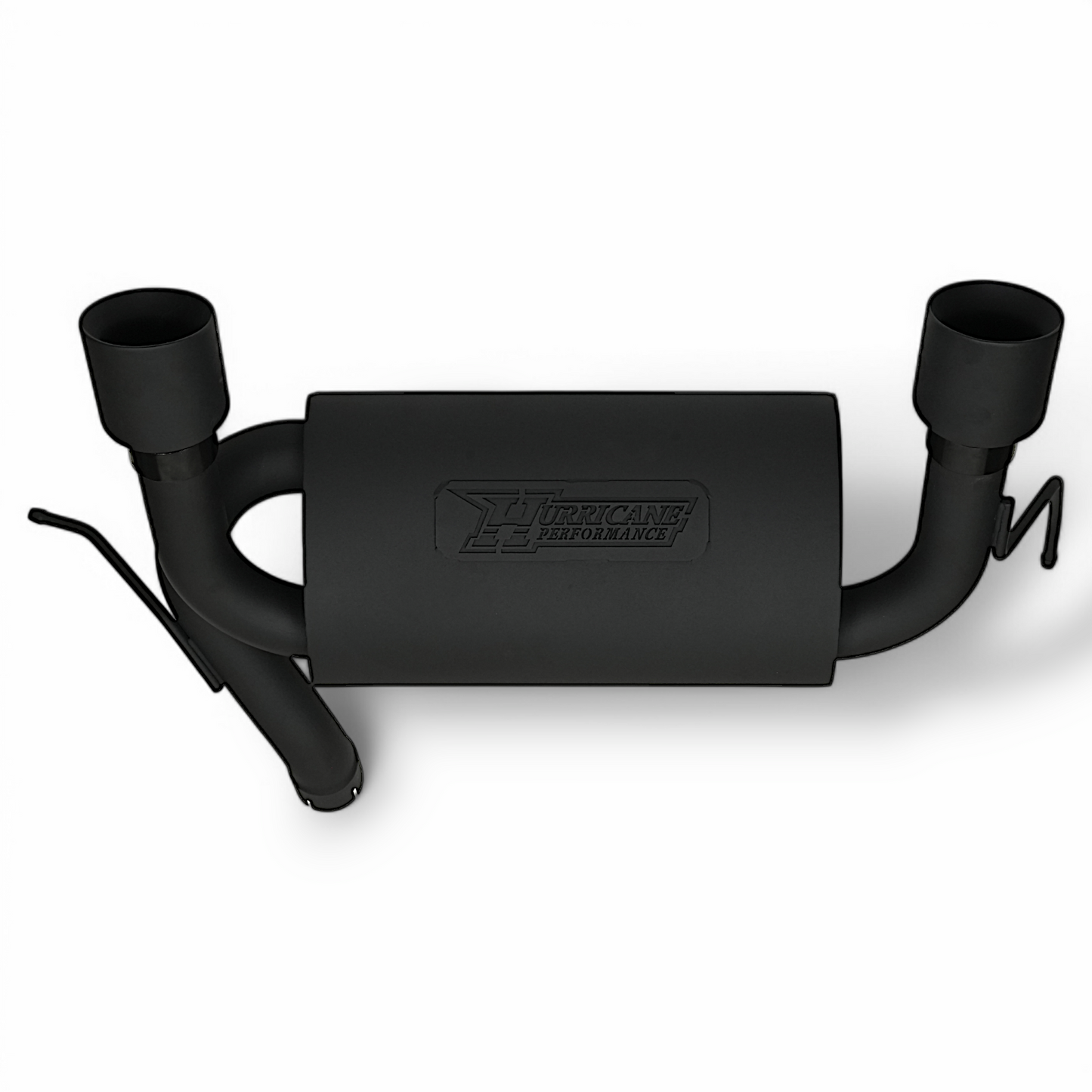 Hurricane  Performance Black Edition 409 Stainless Steel Axle-Back Exhaust for Jeep Wrangler JK