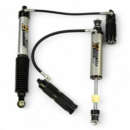 Hurricane Performance Extreme Series Shocks 3" Front & 2.5" Rear, With Reservoir, Double Adjuster, for Nissan Patrol Y61