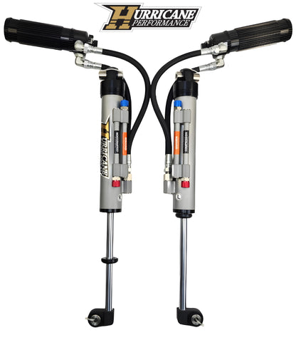 Hurricane Performance Extreme Series Shocks 2.5" Triple Bypass Adjustable (Front Oil Pipe From Down Side) for Jeep Wrangler JL,JT & 392 (NEW DESIGN)