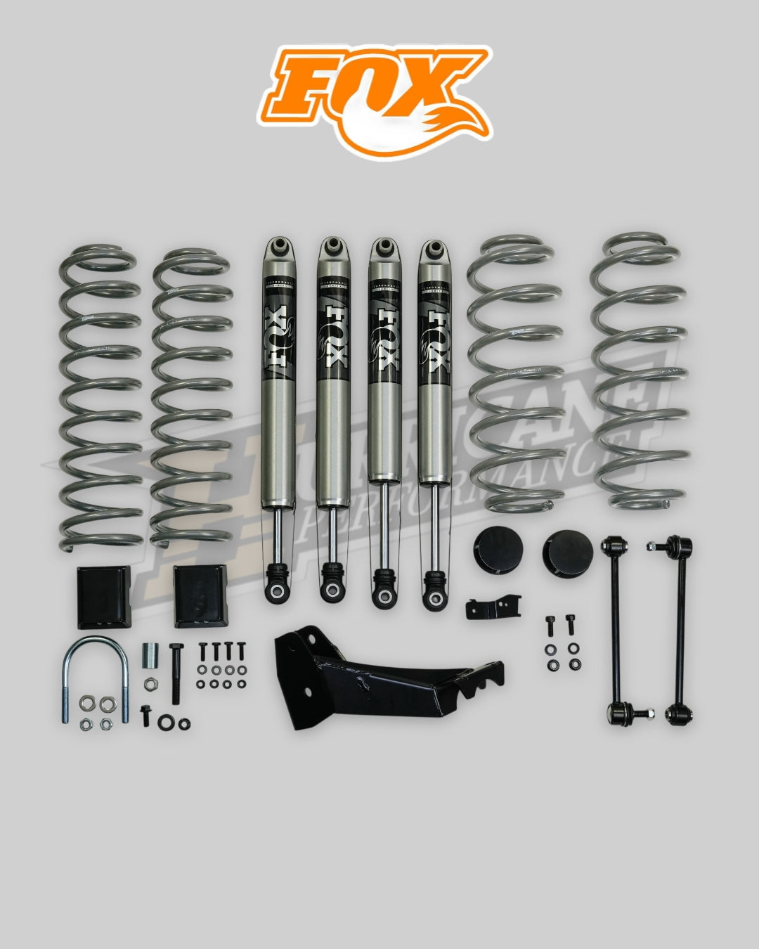 HURRICANE Performance 2.5 inch Lift Kit With Fox 2.0 Shocks for Jeep Wrangler JL