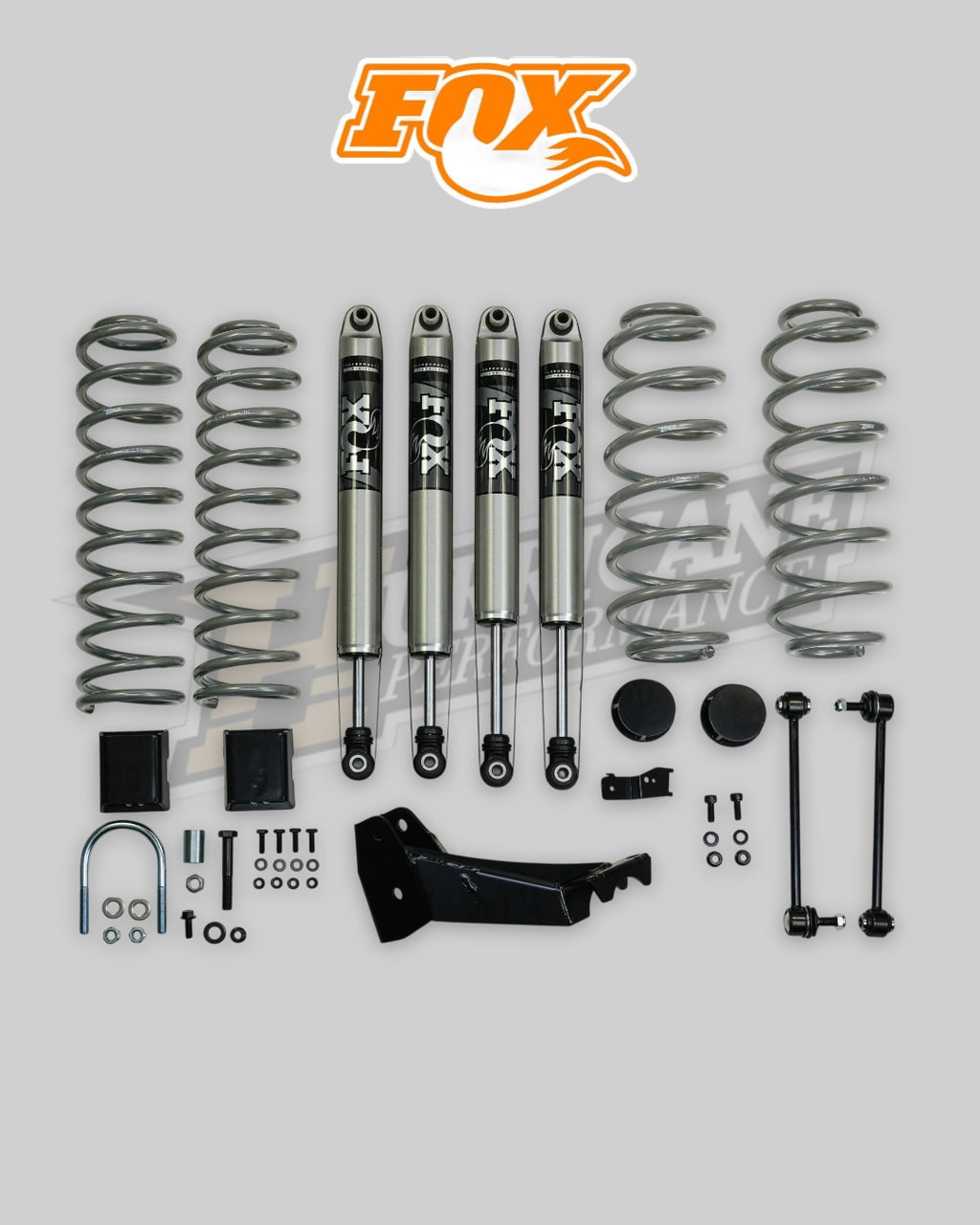 HURRICANE Performance 2.5 inch Lift Kit With Fox 2.0 Shocks for Jeep Wrangler JL