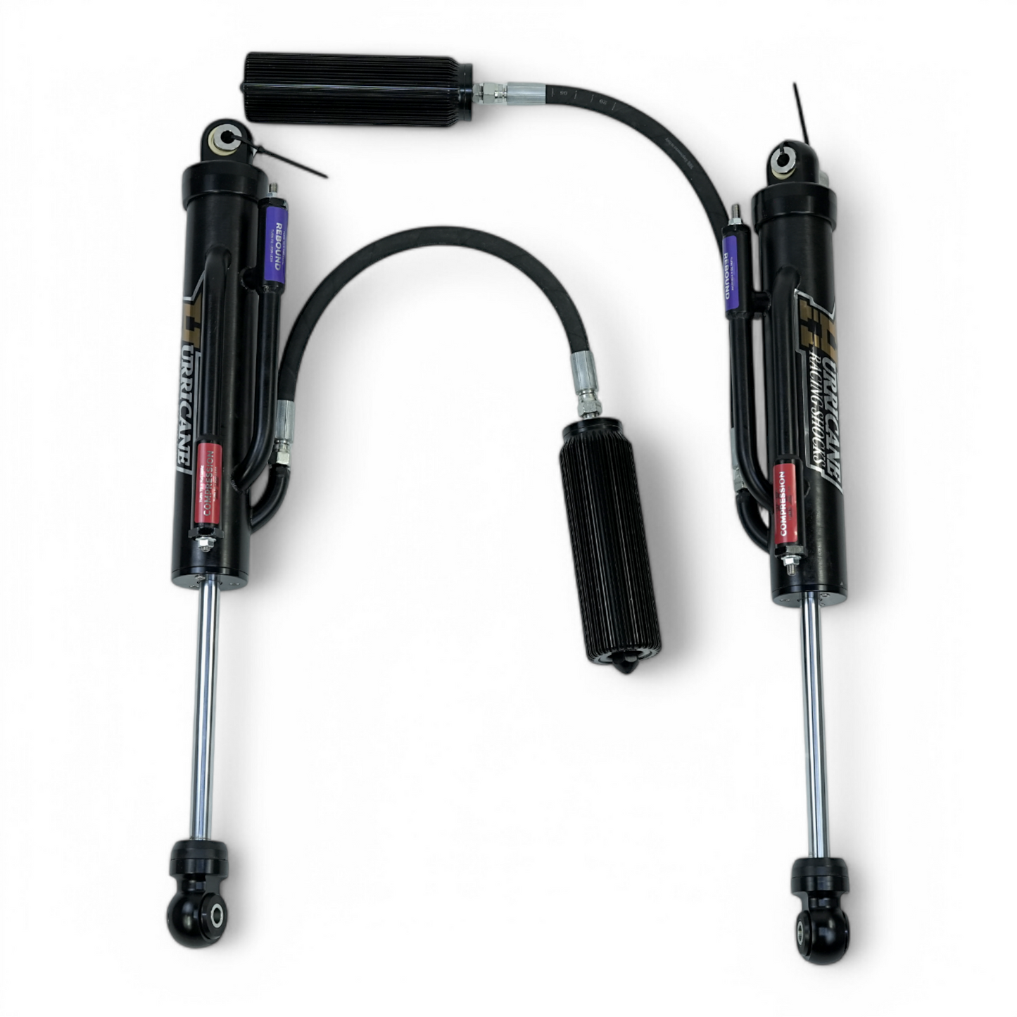 Hurricane Performance Adventure Series 2.5" Double Bypass Shocks for Jeep Wrangler  JL,JT & 392