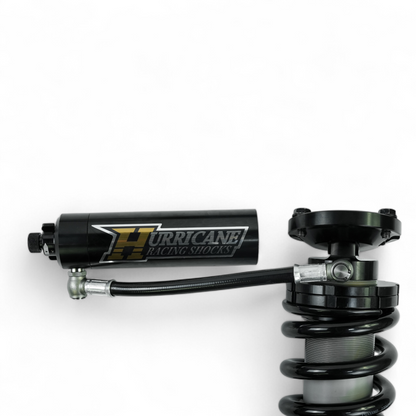 HURRICANE RACING EXTREME SERIES 3.0 DOUBLE COMPRESSION ADJUST & SINGLE REBOUND ADJUST  FRONT COIL-OVER SHOCKS & 2.5 REAR EXTERNAL DOUBLE BYPASS SHOCKS ( 1-2 " Lift) FOR FJ CRUISER PRADO, 4RUNNER AND FORTUNER