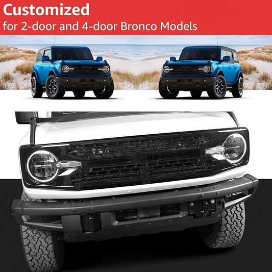 HIGH END- STYLE GRILLE FOR FORD 2021-2025 BRONCO
