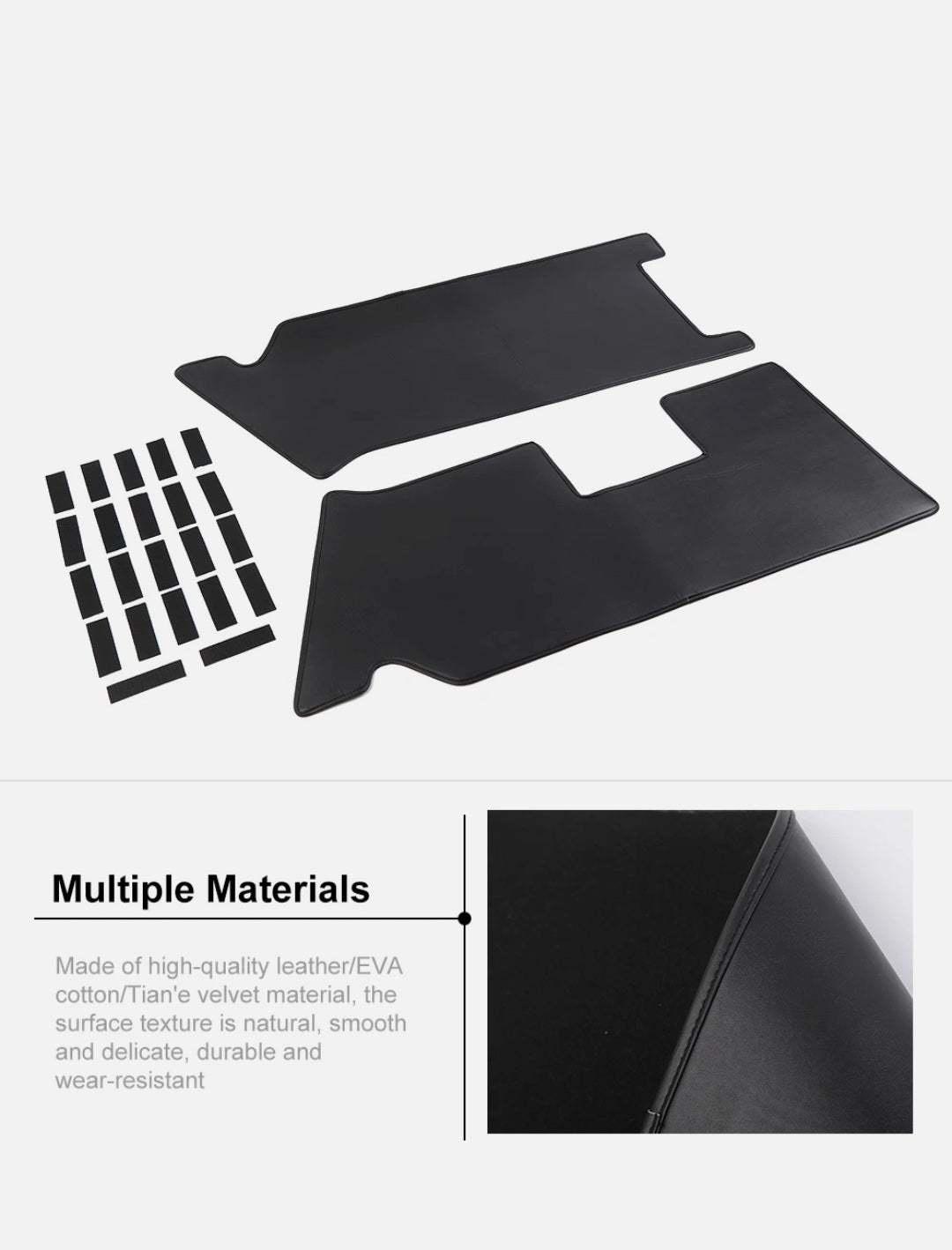 Rear Trunk Side Protective Cover Mat For Ford Bronco 21+-4 Door