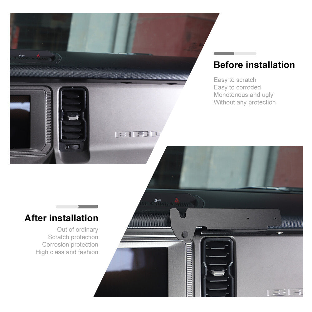 Walkie Talkie Stand Mount Holder Radio Support Cover For Bronco