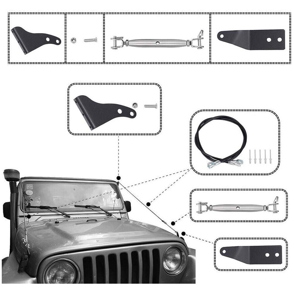 Adjustable Branch Line Limb Riser for Jeep Wrangler JK