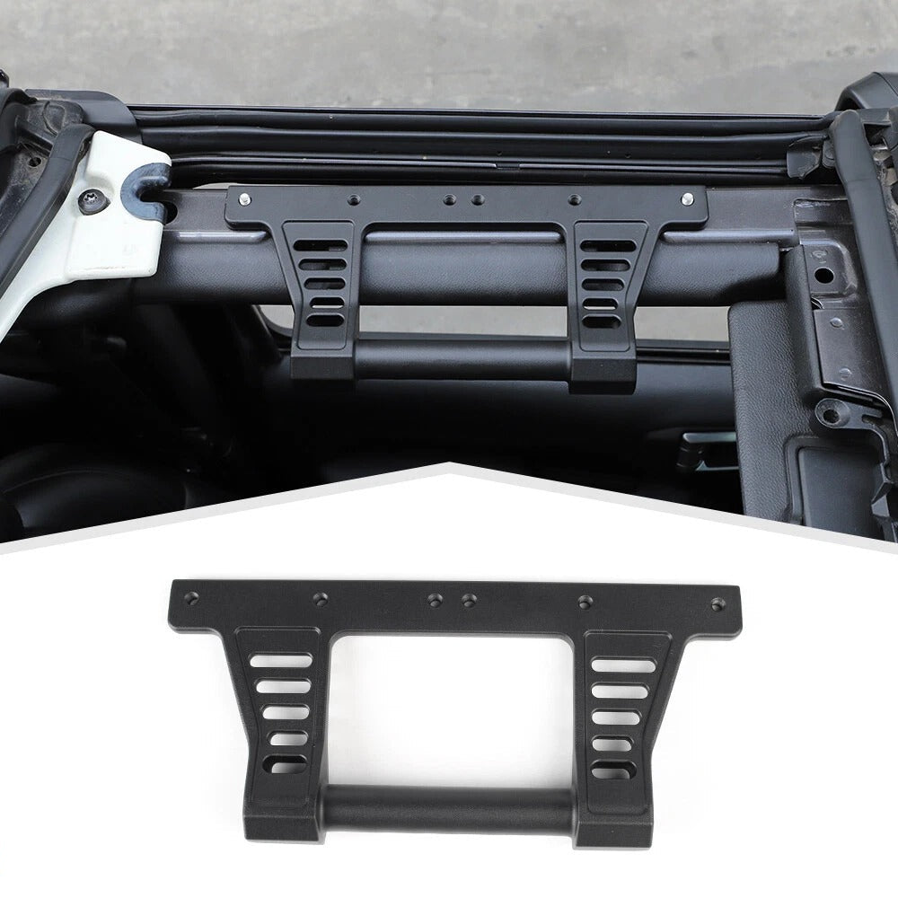 Aluminum Roof Grab handles Grip Top Roll Bars Mounting For Jeep Wrangler JL,JT & 392