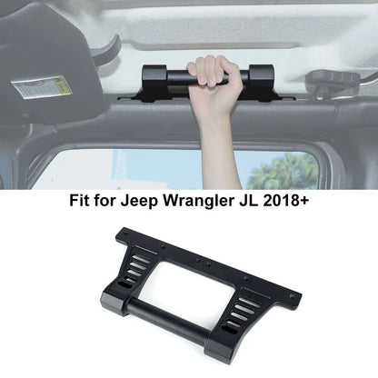 Aluminum Roof Grab handles Grip Top Roll Bars Mounting For Jeep Wrangler JL,JT & 392