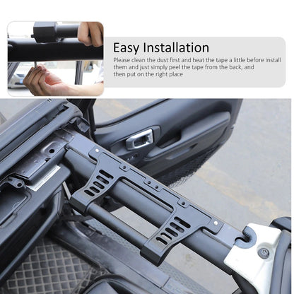 Aluminum Roof Grab handles Grip Top Roll Bars Mounting For Jeep Wrangler JL,JT & 392